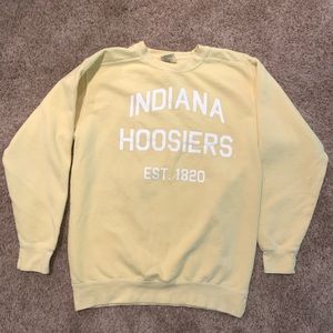 Yellow Indiana University Sweatshirt